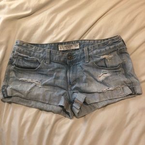 Distressed Abercrombie & Fitch Jean Shorts